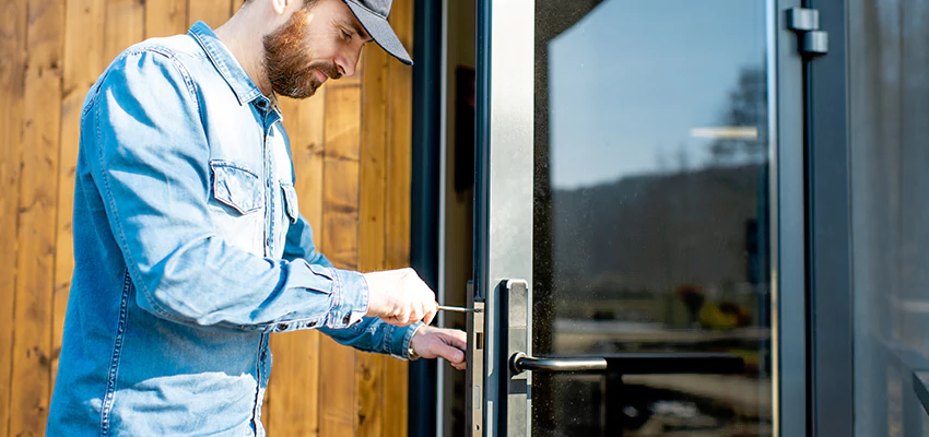 Frameless Glass Storefront Door Locks Replacement in Buena Park, CA